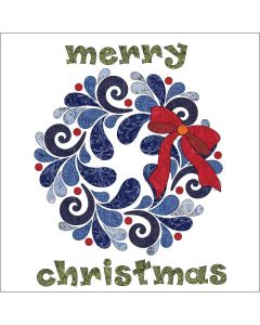 Good Tidings - Batik - Blue - Applique