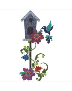 Hummingbird Garden - Block #3 - Applique