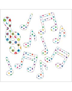 On Key - White - Applique