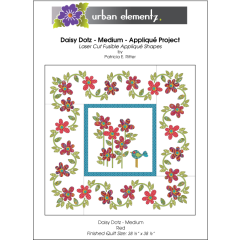 Daisy Dotz Quilt - Medium - Applique Pattern