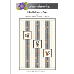 Little Helpers Quilt - Cats - Applique Pattern