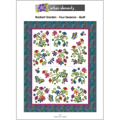Radiant Garden Quilt - Applique Pattern