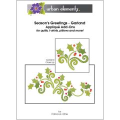 Season's Greetings - Garland - Applique Add-On Pattern