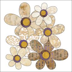 Bohemian Chic - Daisies - Neutral - Applique