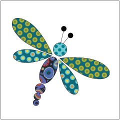 Dragonfly - Dotz - Applique