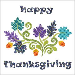 Falling Leaves - Panel - Applique