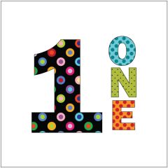 Growing Up - One - Black - Applique