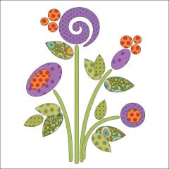 Kaleidoscope - Purple - Applique