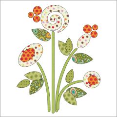 Kaleidoscope - White - Applique 