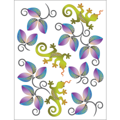 Leaves and Lizardz - Tattoo