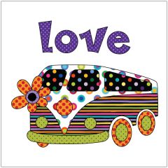 Love Bus - Side - UE Basix- Applique