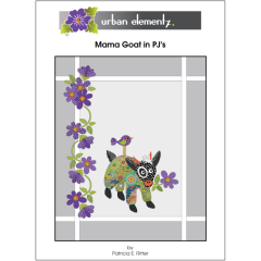 Mama Goat in PJ's Quilt - Applique Pattern