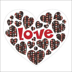 My Funny Valentine - Black - Applique