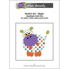 Noah's Ark - Hippo - Applique Add-On Pattern