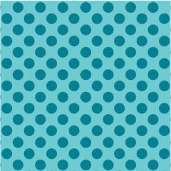 Turquoise - Big Dots