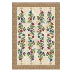 Radiant - French Braid - Applique Quilt