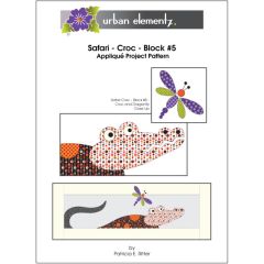 Safari - Croc - Block #5 - Applique Project Pattern