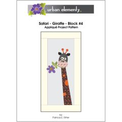 Safari - Giraffe - Block #4 - Applique Project Pattern