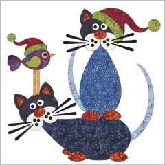 Santa Claws - Applique - Batik