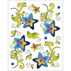  Starry Night - Blue - Tattoo 