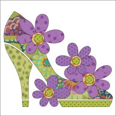 Stepping Out - Green - Applique