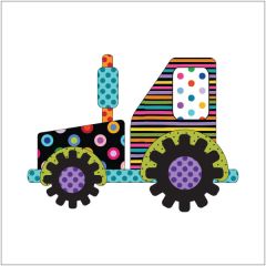 Toyz 4 Boyz - Tractor - Applique 
