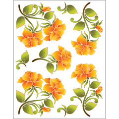 Vintage Rose - Yellow - Tattoo