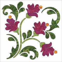 Blossoms - Block A - Winter - Applique