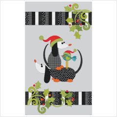 Santa Babies with Garland - Applique Quilt - Dotz