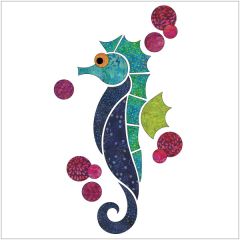 Seahorse - Batik - Applique