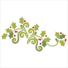 Season's Greetings - Garland - Dotz - Applique