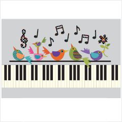 Song Birds - Quilt - Applique and Pattern Seti