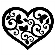 Topiary Hearts #1 - Silhouette