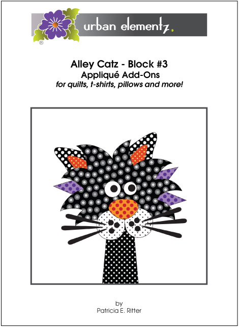 Alley Catz - Block #3 - Applique Add-On Pattern