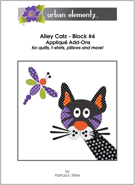 Alley Catz - Block #4 - Applique Add-On Pattern
