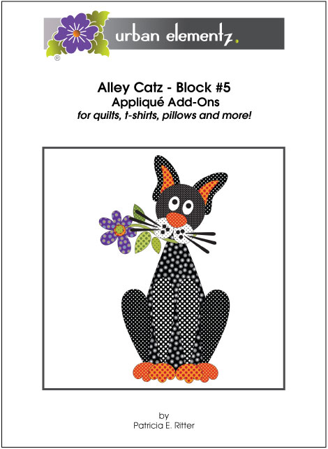 Alley Catz - Block #5 - Applique Add-On Pattern