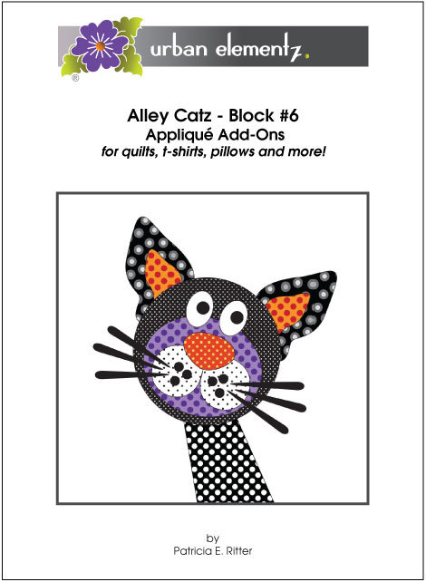 Alley Catz - Block #6 - Applique Add-On Pattern