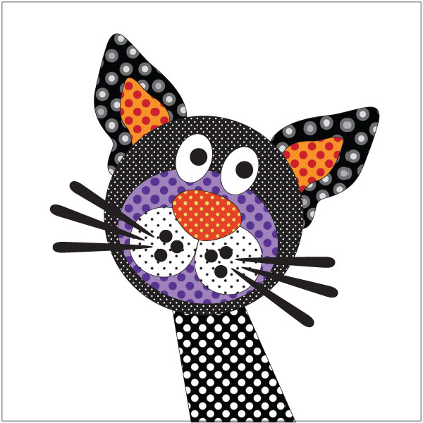 Alley Catz - Block #6 - Applique