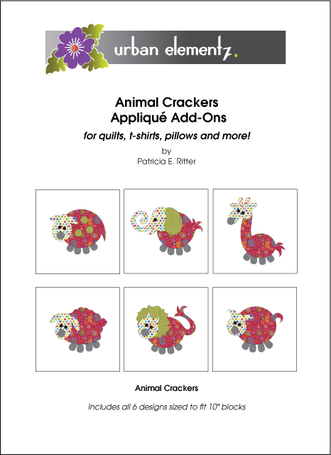 Animal Crackers - Applique Add-On Pattern