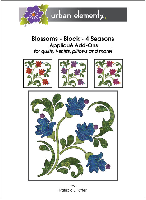 Blossoms - Block - Applique Add-On Pattern