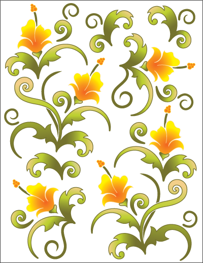 Blossoms - Tangerine - Tattoo