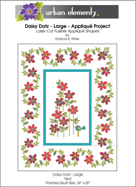 Daisy Dotz - Large - Applique Quilt Pattern