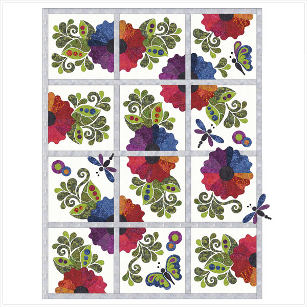 Daybreak - 12 Block Set - Applique Quilt
