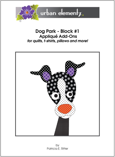 Dog Park - Block #1 - Applique Add-On Pattern