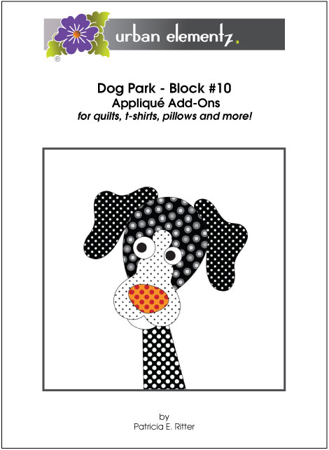 Dog Park - Block #10 - Applique Add-On Pattern