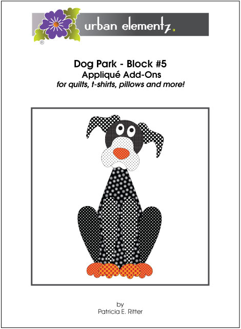 Dog Park - Block #5 - Applique Add-On Pattern