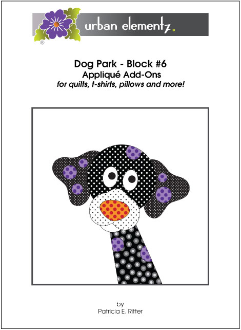 Dog Park - Block #6 - Applique Add-On Pattern