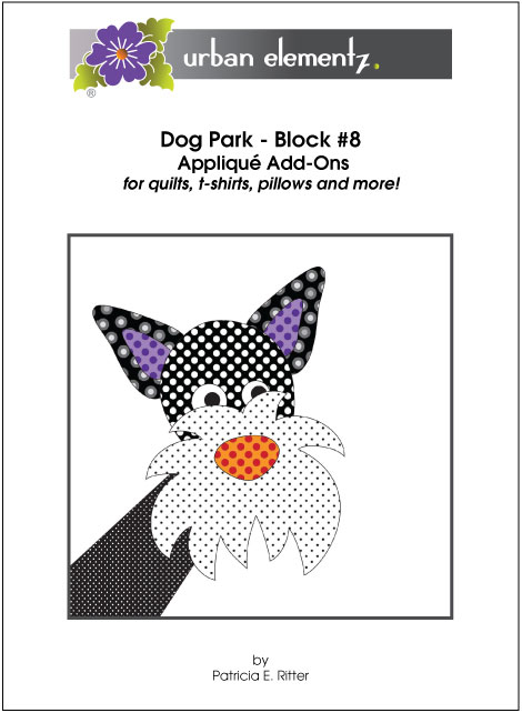 Dog Park - Block #8 - Applique Add-On Pattern