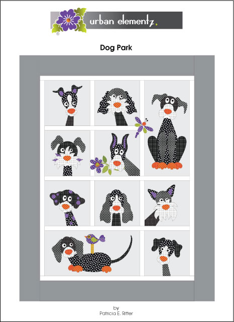 Dog Park - Applique Quilt Pattern