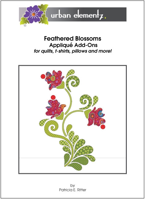Feathered Blossoms - Applique Add-On Pattern 